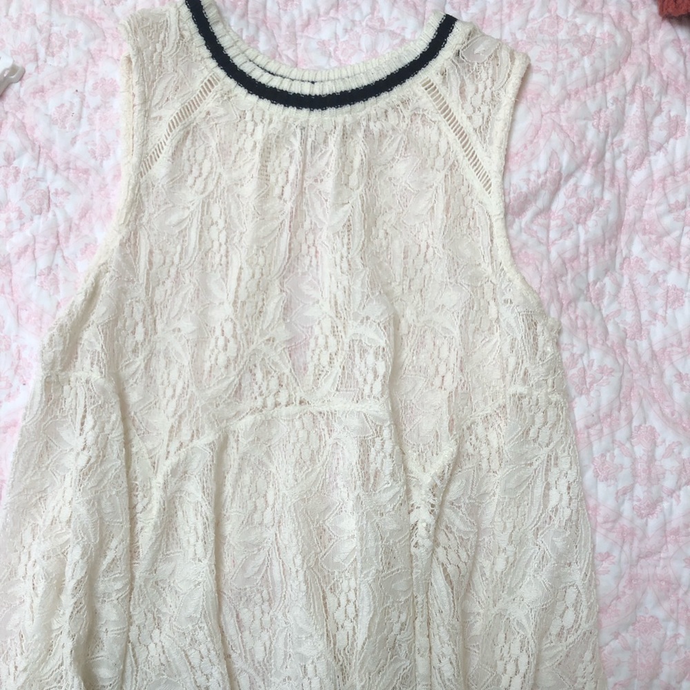 Free People Lace Top